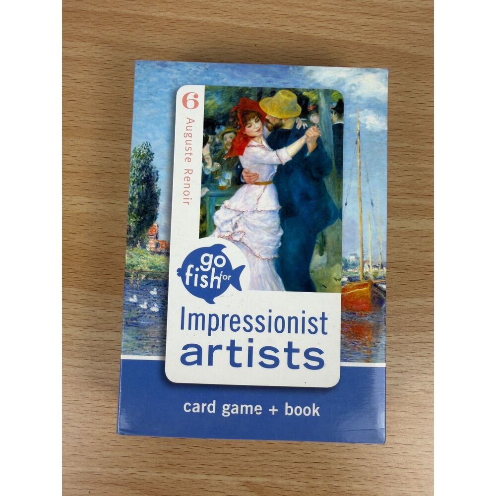 Birdcage Press Go Fish Impressionist Artists Art Card Game Book Educational Kids